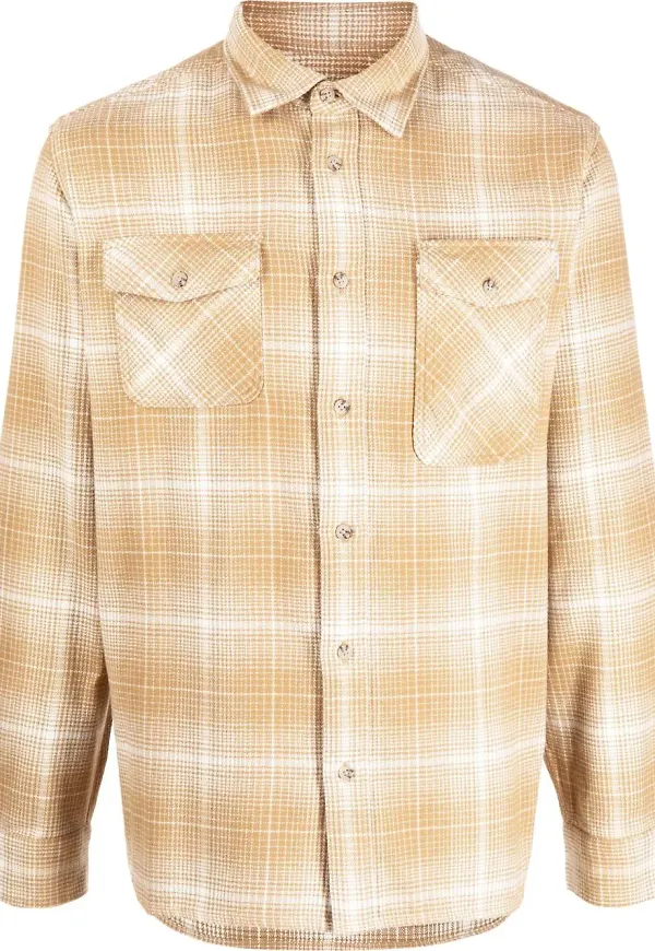 Woolrich rutig skjorta - Gul