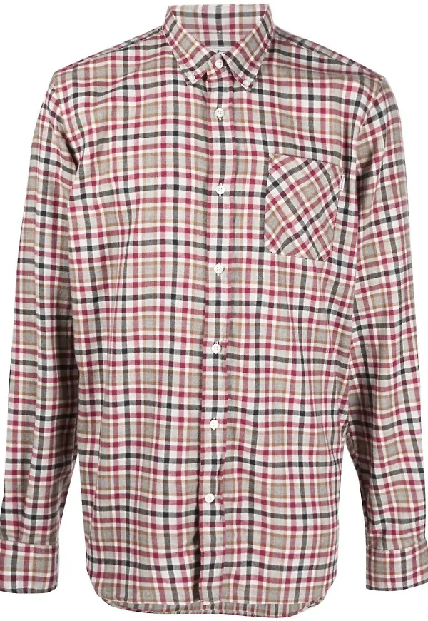 Woolrich rutig skjorta - Röd