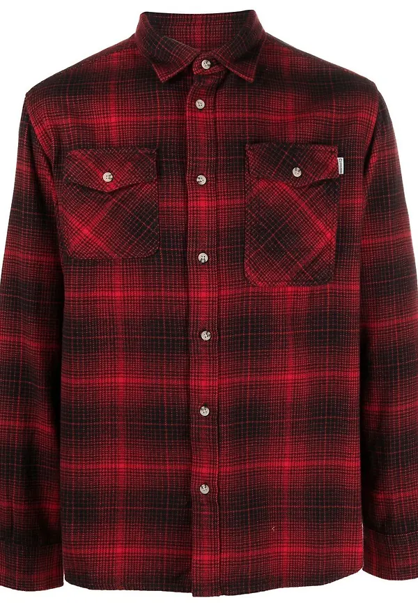 Woolrich rutig skjorta - Röd