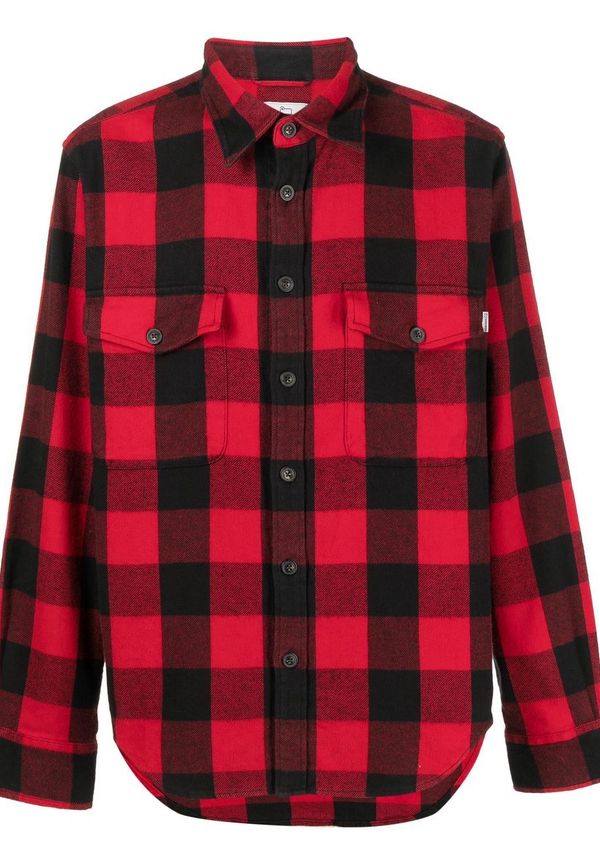 Woolrich rutig skjorta - Röd