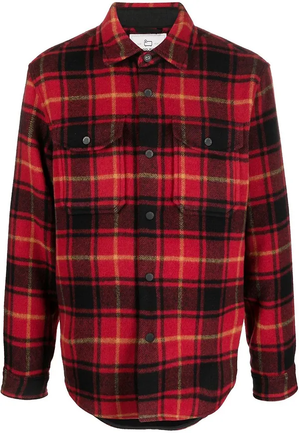 Woolrich rutig skjorta - Röd