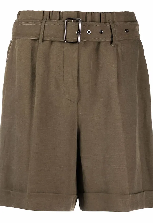 Woolrich shorts med bälte - Grön