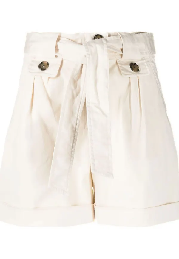 Woolrich shorts med knytning - Neutral