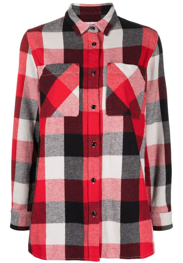 Woolrich skotskrutig flanellskjorta - Röd