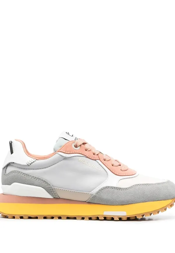Woolrich sneakers med färgblock - Grå