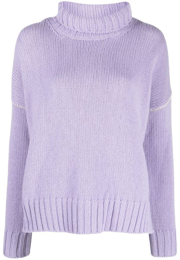 Woolrich tröja med rullkrage - Lila