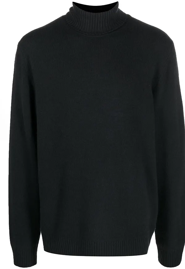 Woolrich tröja med rullkrage - Svart