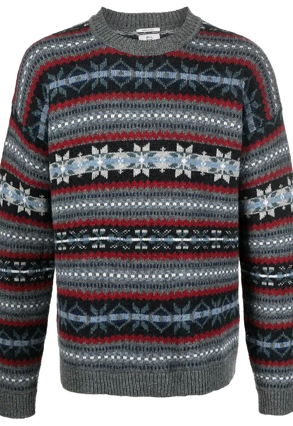 Woolrich tröja med rundad hals - Grå