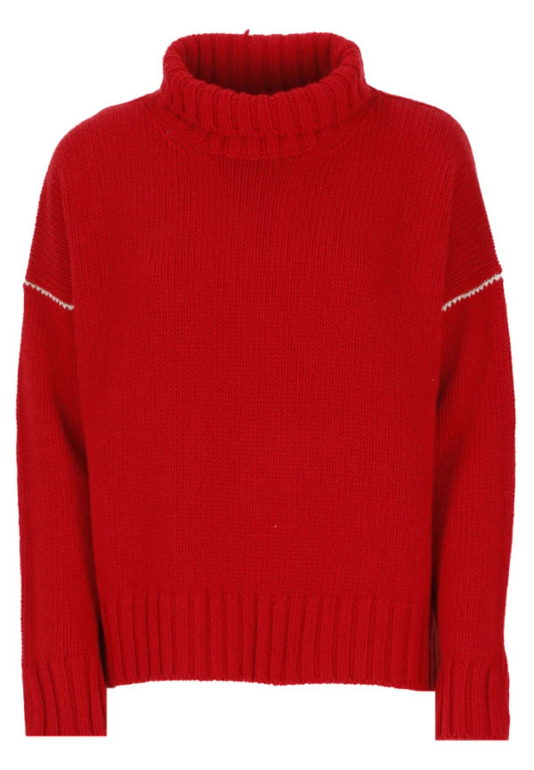 Woolrich Turtlenecks Röd, Dam