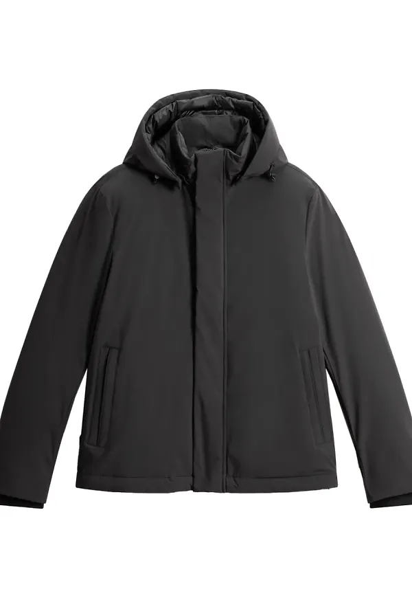 Woolrich vadderad jacka i stretch - Svart