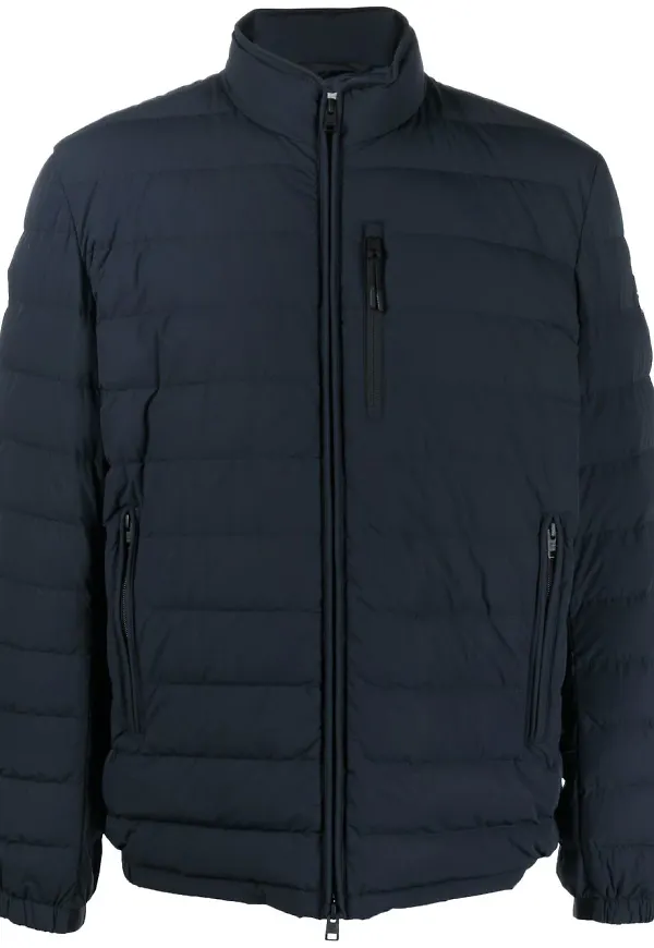 Woolrich vadderad jacka med dragkedja - Blå