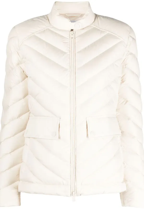 Woolrich vadderad jacka med dragkedja - Neutral