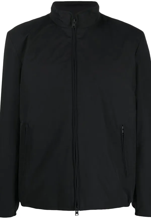 Woolrich vadderad jacka med dragkedja - Svart