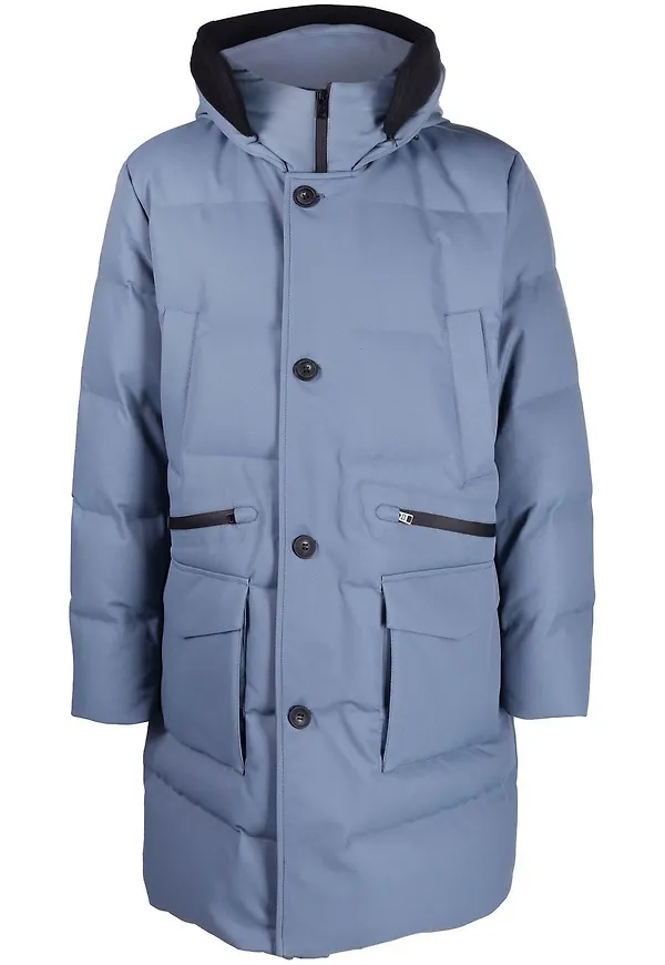 Woolrich vadderad parkas - Blå