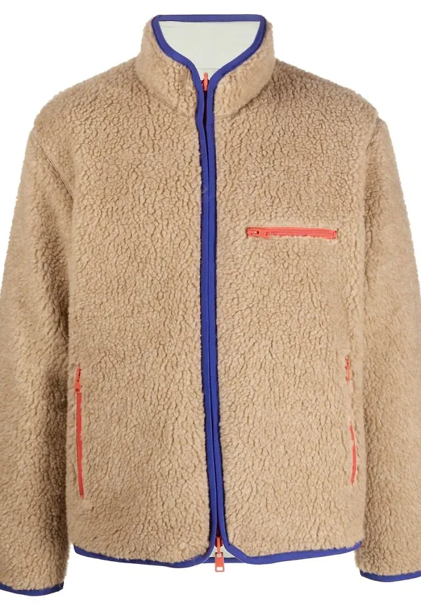 Woolrich vändbar fleecejacka - Neutral