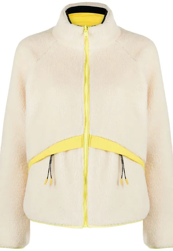 Woolrich vändbar fleecejacka - Neutral