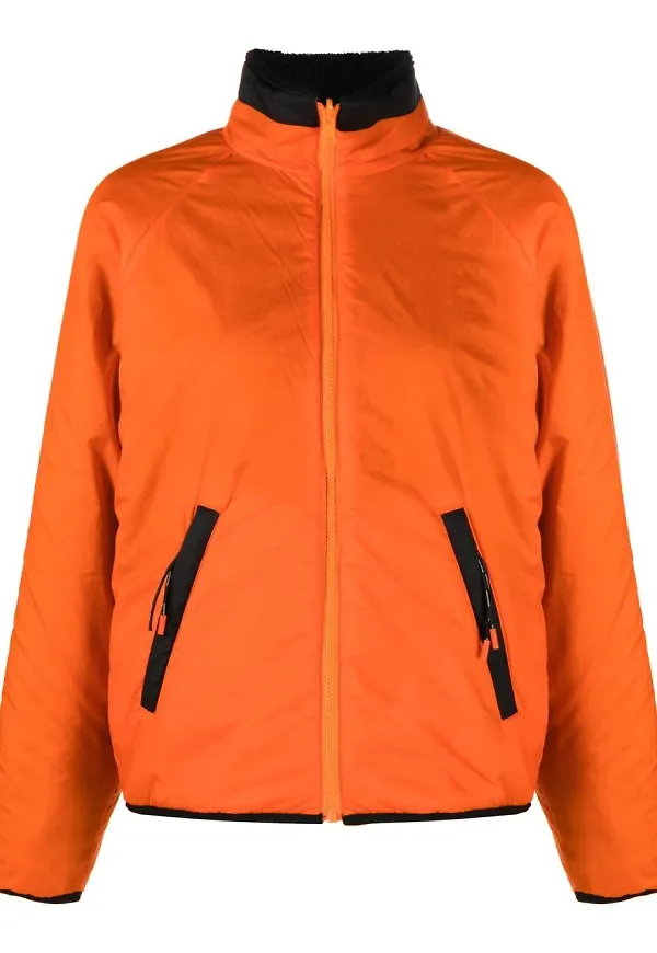 Woolrich vändbar fleecejacka - Svart