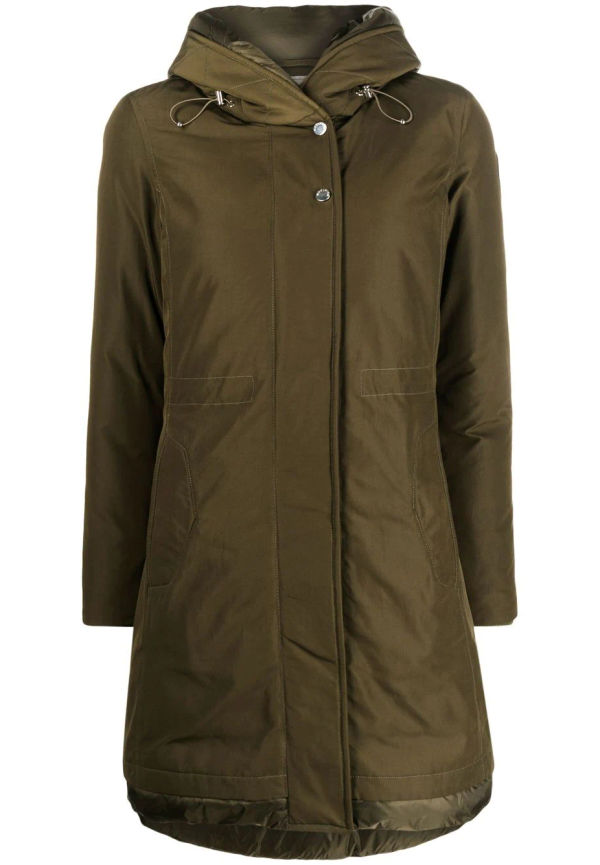 Woolrich Weoka vadderad parkas - Grön