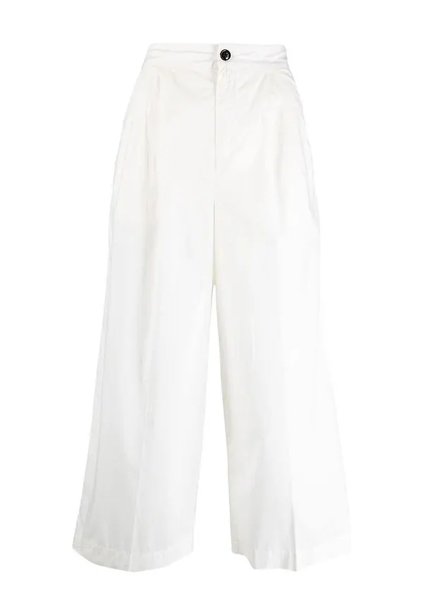 Woolrich White Trousers Vit, Dam