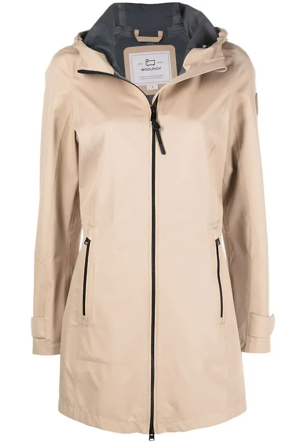 Woolrich ytterjacka med huva - Neutral