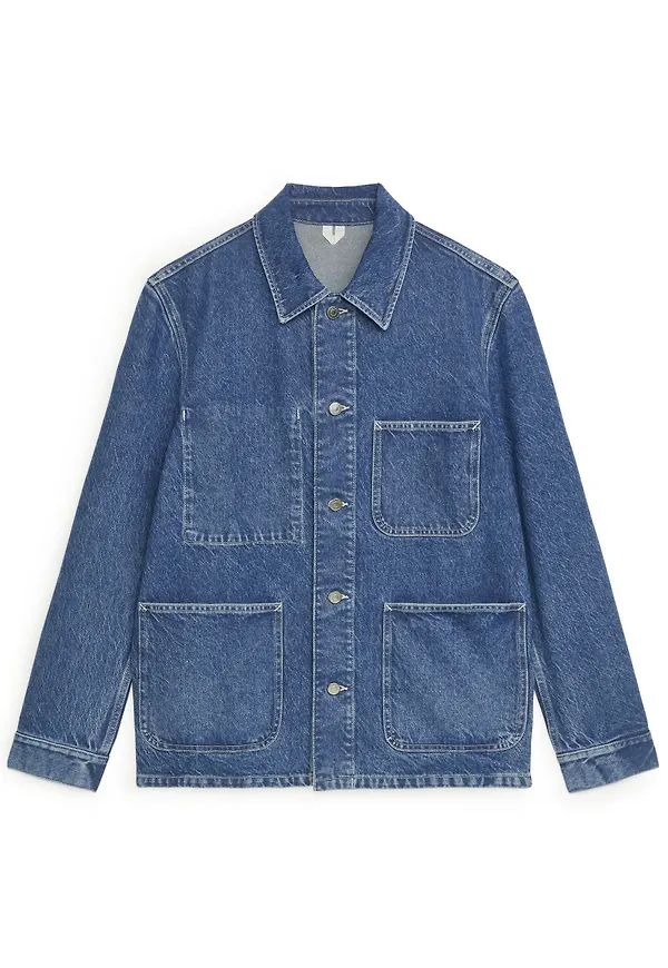 Workwear Denim Jacket - Blue