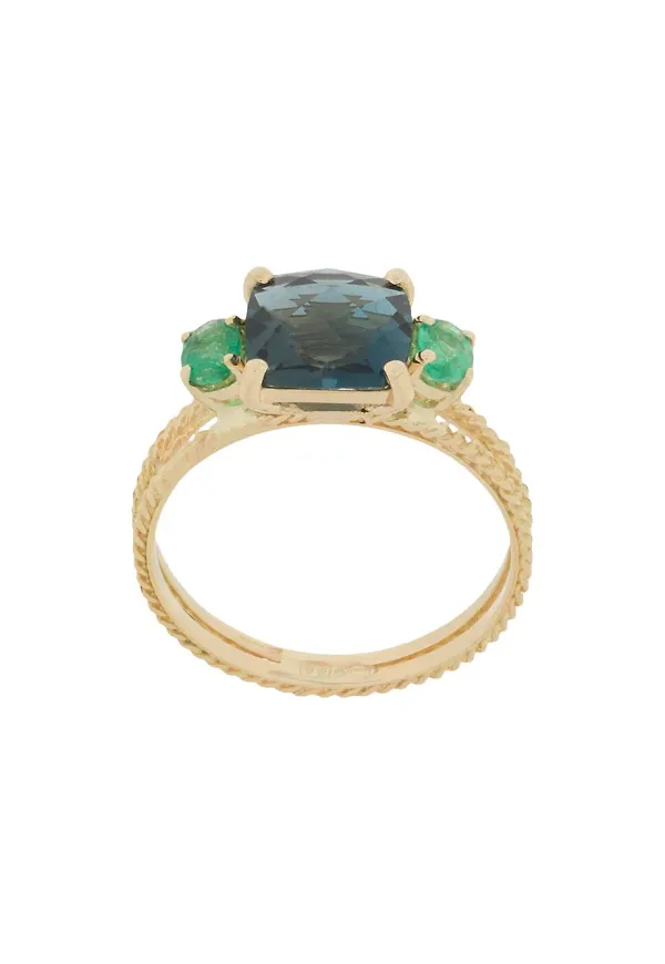 Wouters & Hendrix Gold Charleston Chapters ring i 18K gult guld - Guldfärgad