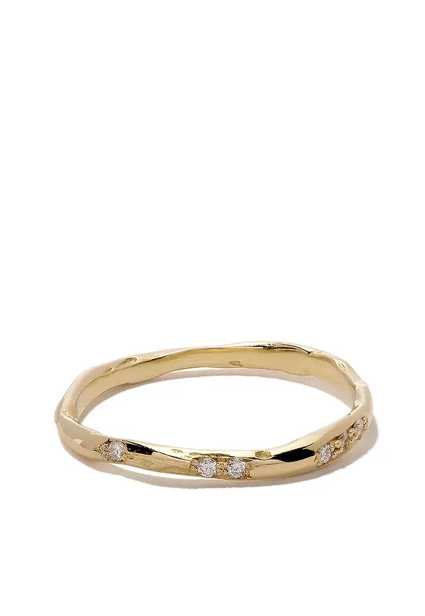 Wouters & Hendrix Gold diamantring i 18K gult guld - YELLOW GOLD