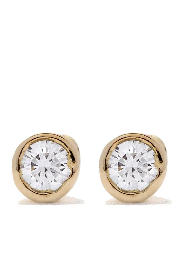 Wouters & Hendrix Gold diamantörhängen i 18K guld - YELLOW GOLD