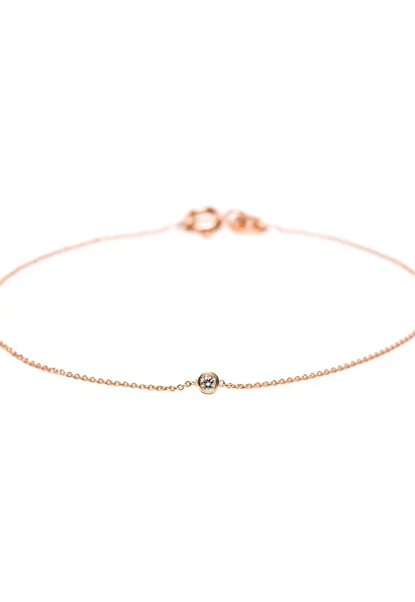 Wouters & Hendrix Gold single diamond bracelet - Metallic