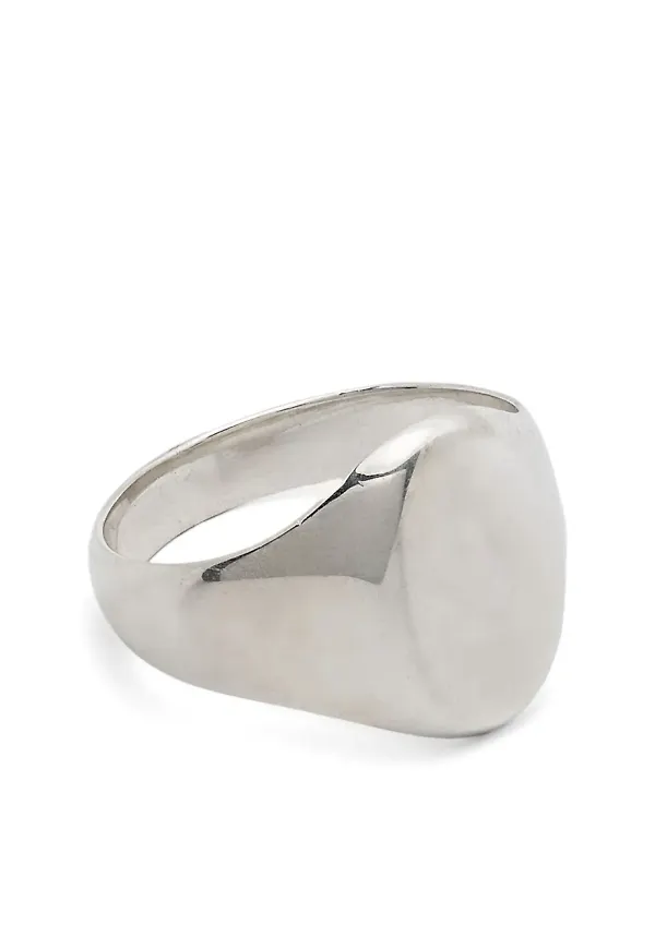 Wouters & Hendrix signet ring - Silverfärgad