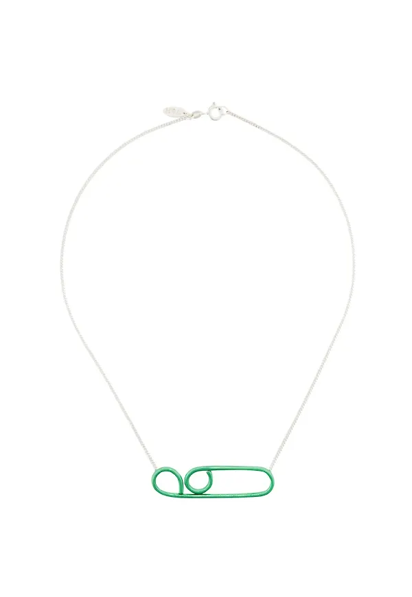 Wouters & Hendrix Technofossils e-coated necklace - Metallic