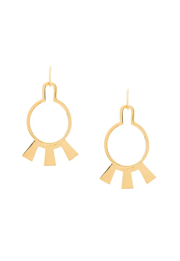 Wouters & Hendrix Technofossils earrings - Metallic