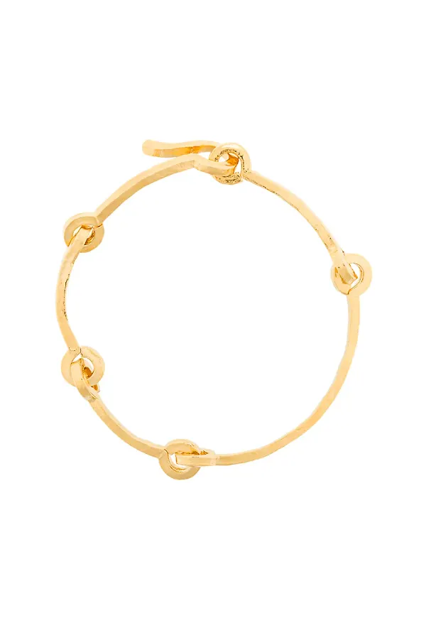Wouters & Hendrix Technofossils hammered Link bracelet - Metallic