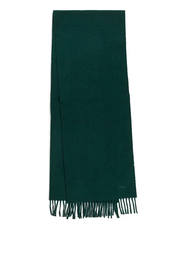 Woven Cashmere Scarf - Green