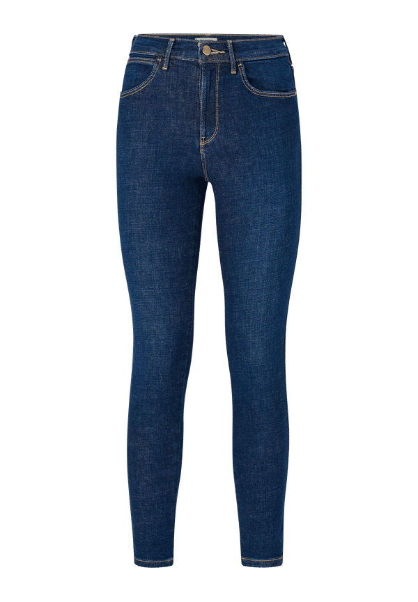 Wrangler - Jeans High Rise Skinny - Blå