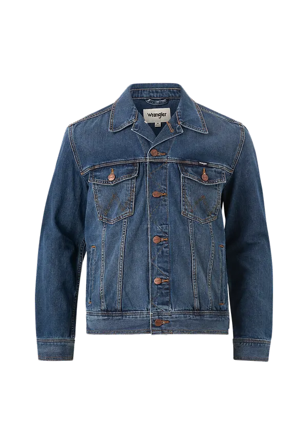 Wrangler - Jeansjacka Classic Jacket - Blå - 2XL