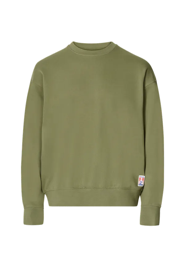 Wrangler - Sweatshirt Casey Jones Crew - Grön - S