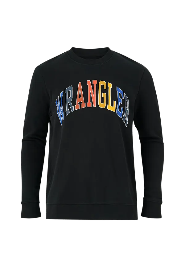 Wrangler - Sweatshirt Logo Sweat - Svart