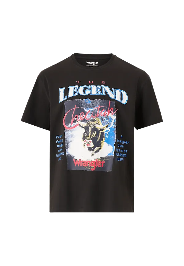 Wrangler - T-shirt Graphic Tee - Svart - 2XL