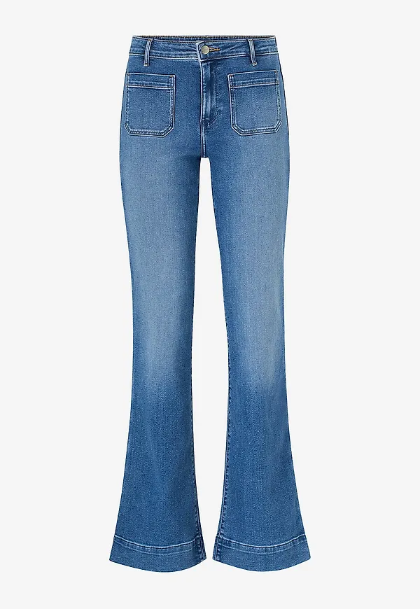 Wrangler - Jeans Flare Raven - Blå