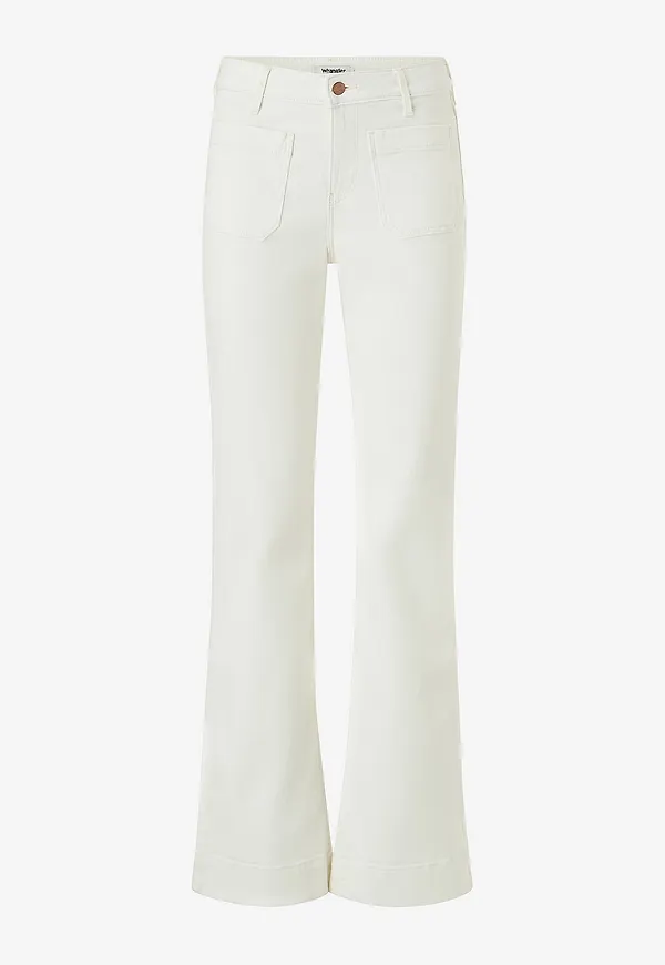 Wrangler - Jeans Flare - Vit