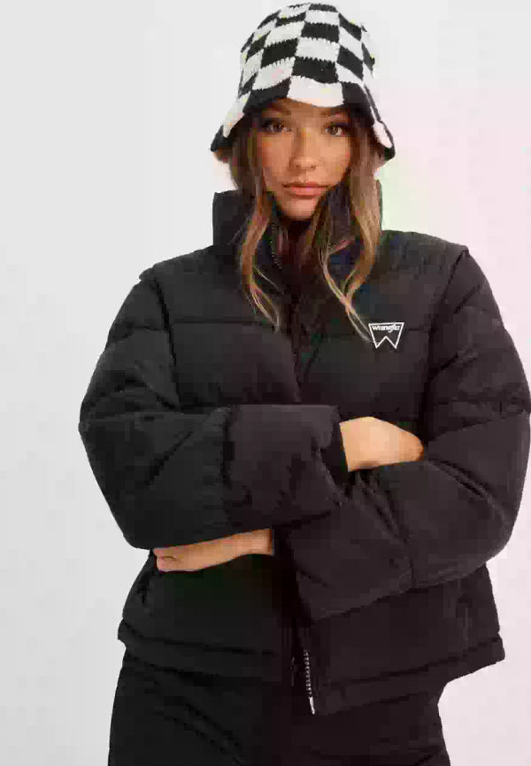 Wrangler Short Puffer Puffer jackets Black