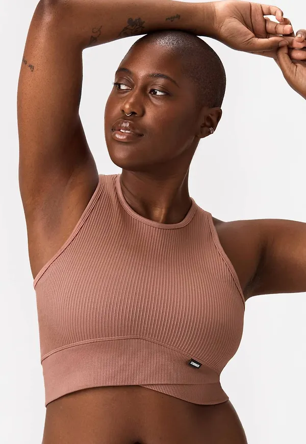 Wrap Seamless Crop Top