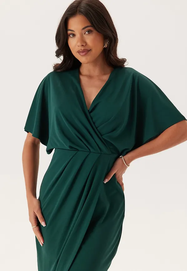 Wrap Slit Maxi Dress
