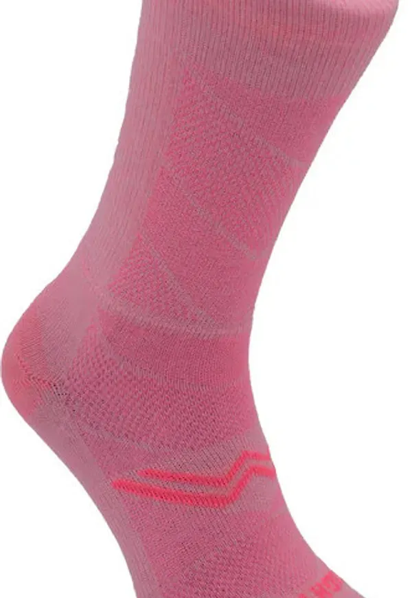 Wrightsock Coolmesh II Crew Strawberry Pink