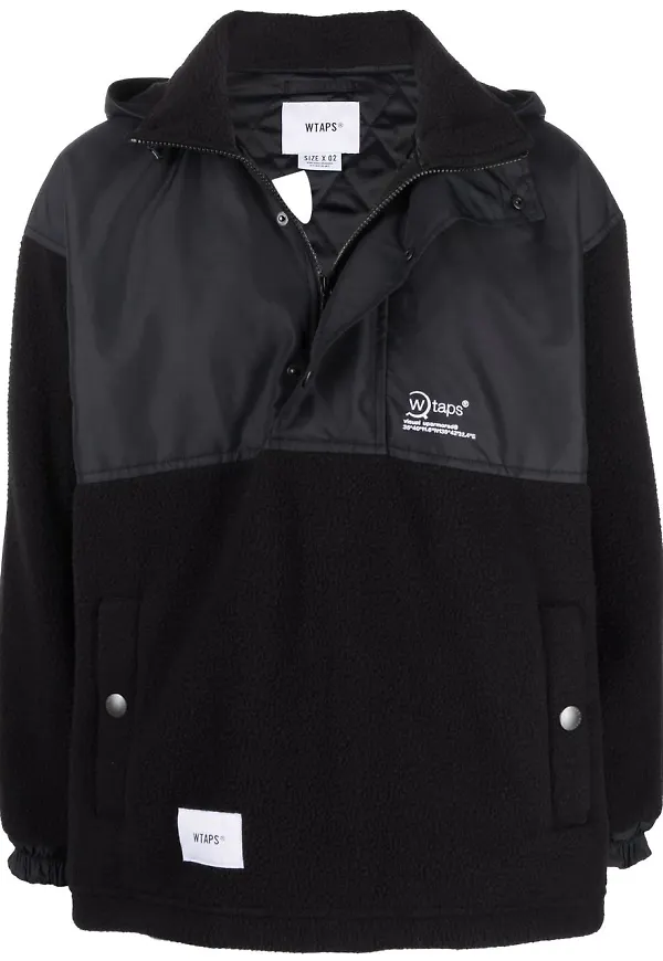 WTAPS Eaves fleecejacka - Svart