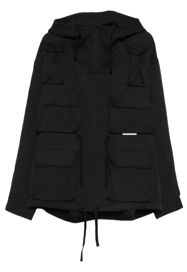 WTAPS hoodie med flera fickor - Blå