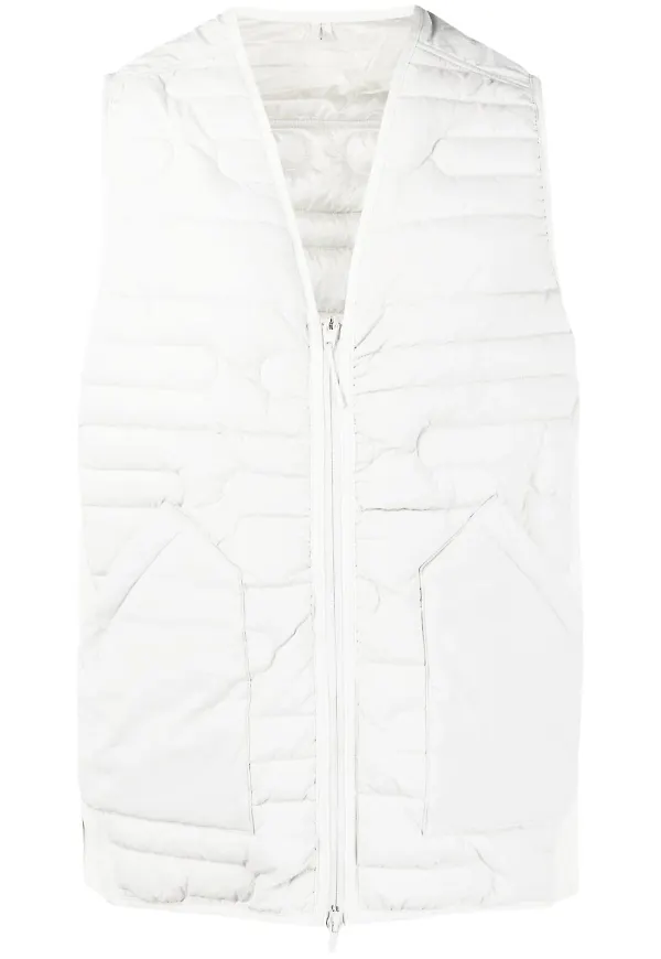 Y-3 quiltad väst - Grå