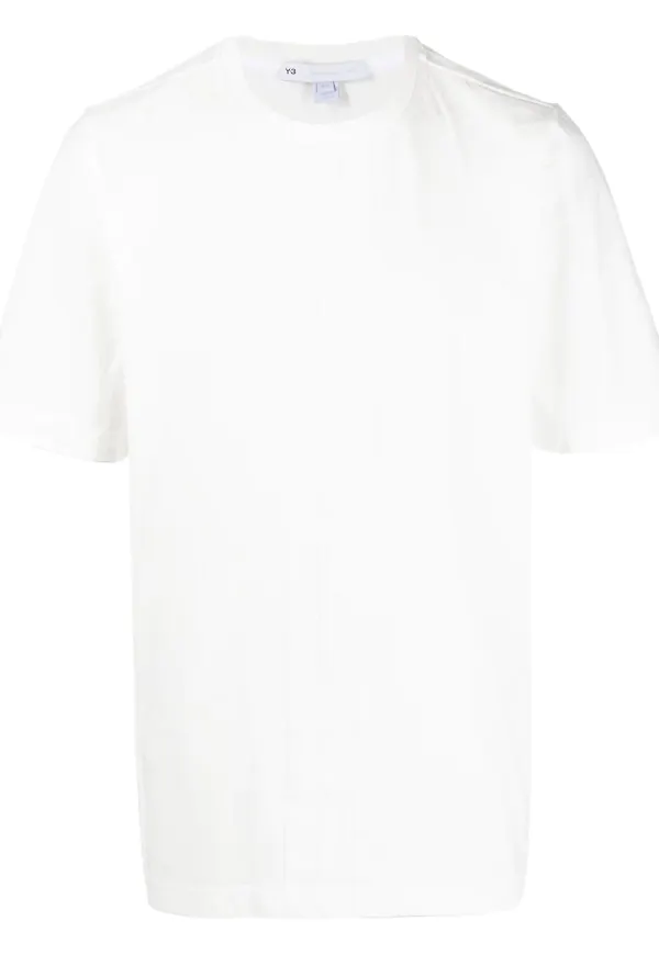 Y-3 randig t-shirt - Vit