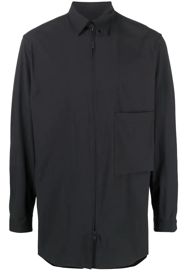 Y-3 skjorta med dragkedja - Svart